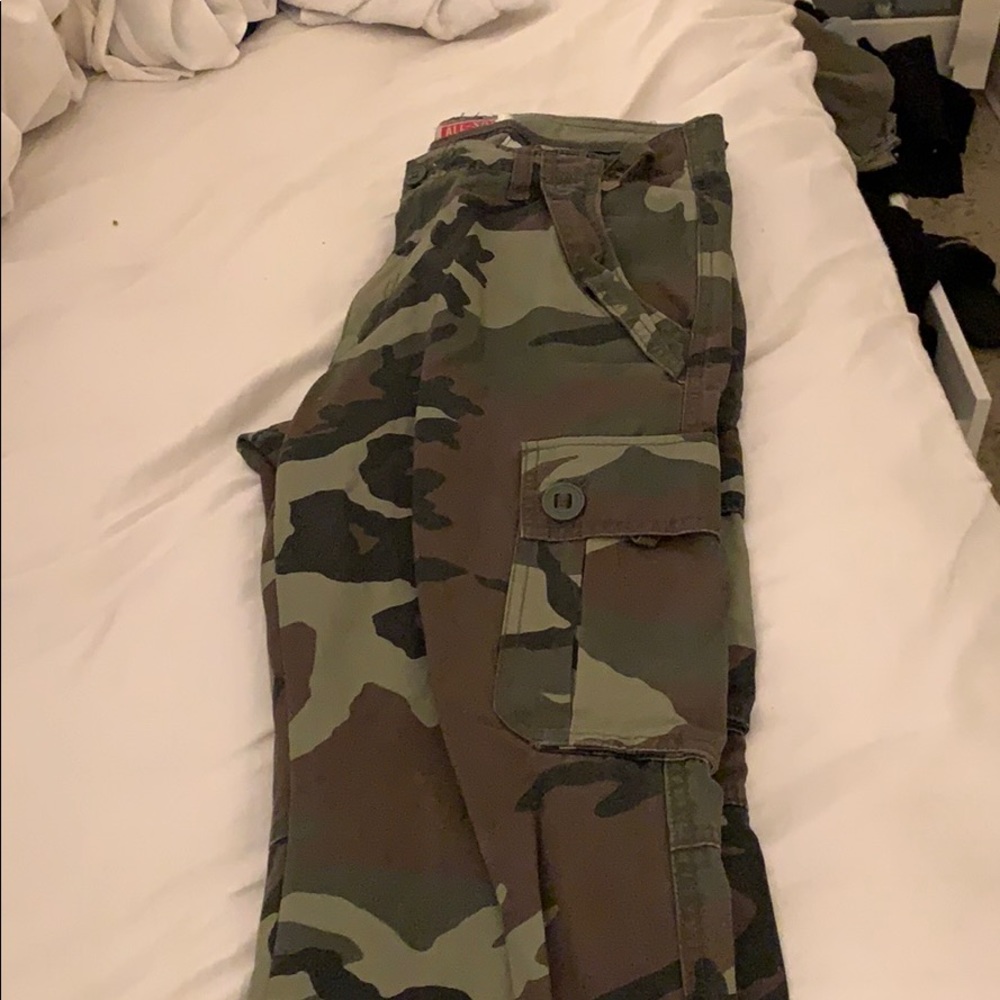 Camo cargo pants